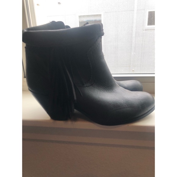 Sam Edelman Louie Fringe Booties - Picture 2 of 3